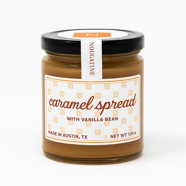 Caramel spread with vanilla
