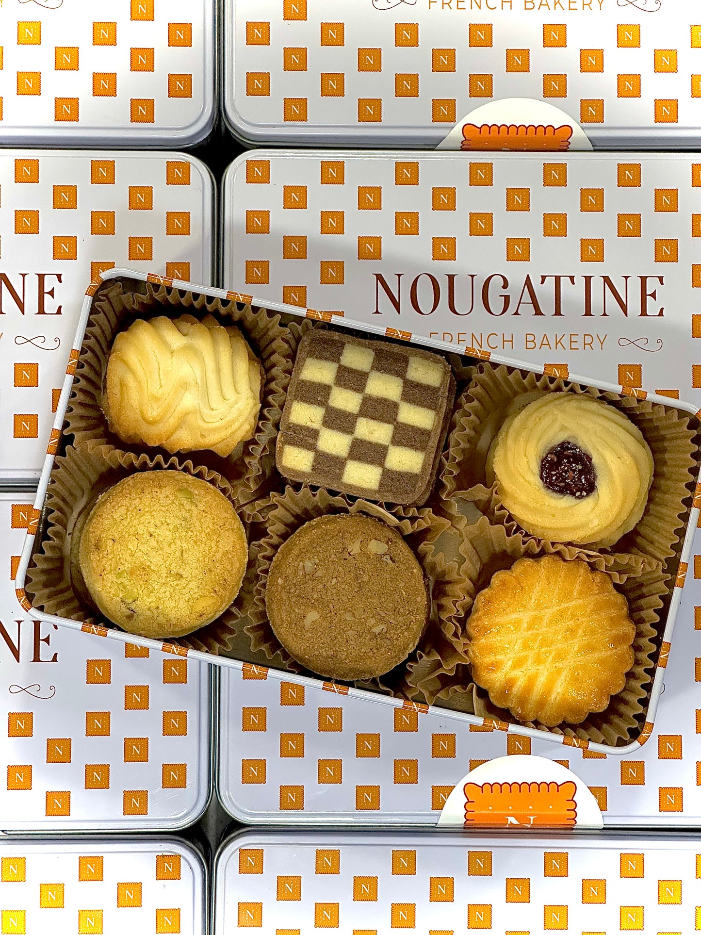 Cookie tin box