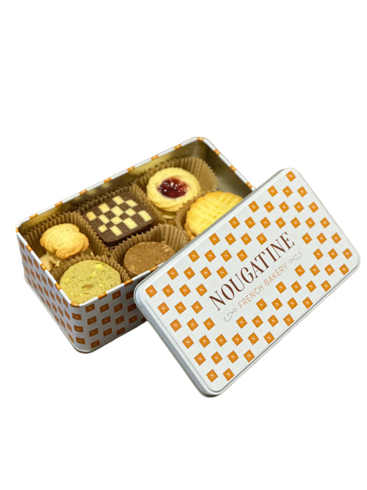 Petits-four cookie box